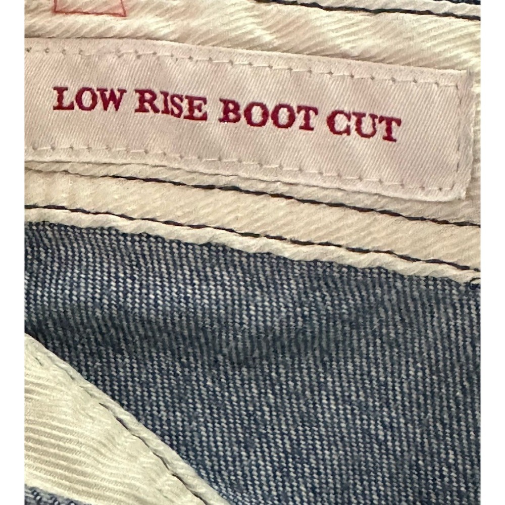 Banana Republic Womens Sz 4 Vintage Y2K Blue Jeans BootCut Low Rise Retro Boho - Picture 9 of 9